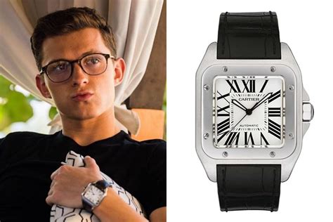 cartier santos tom holland|tom holland watches review.